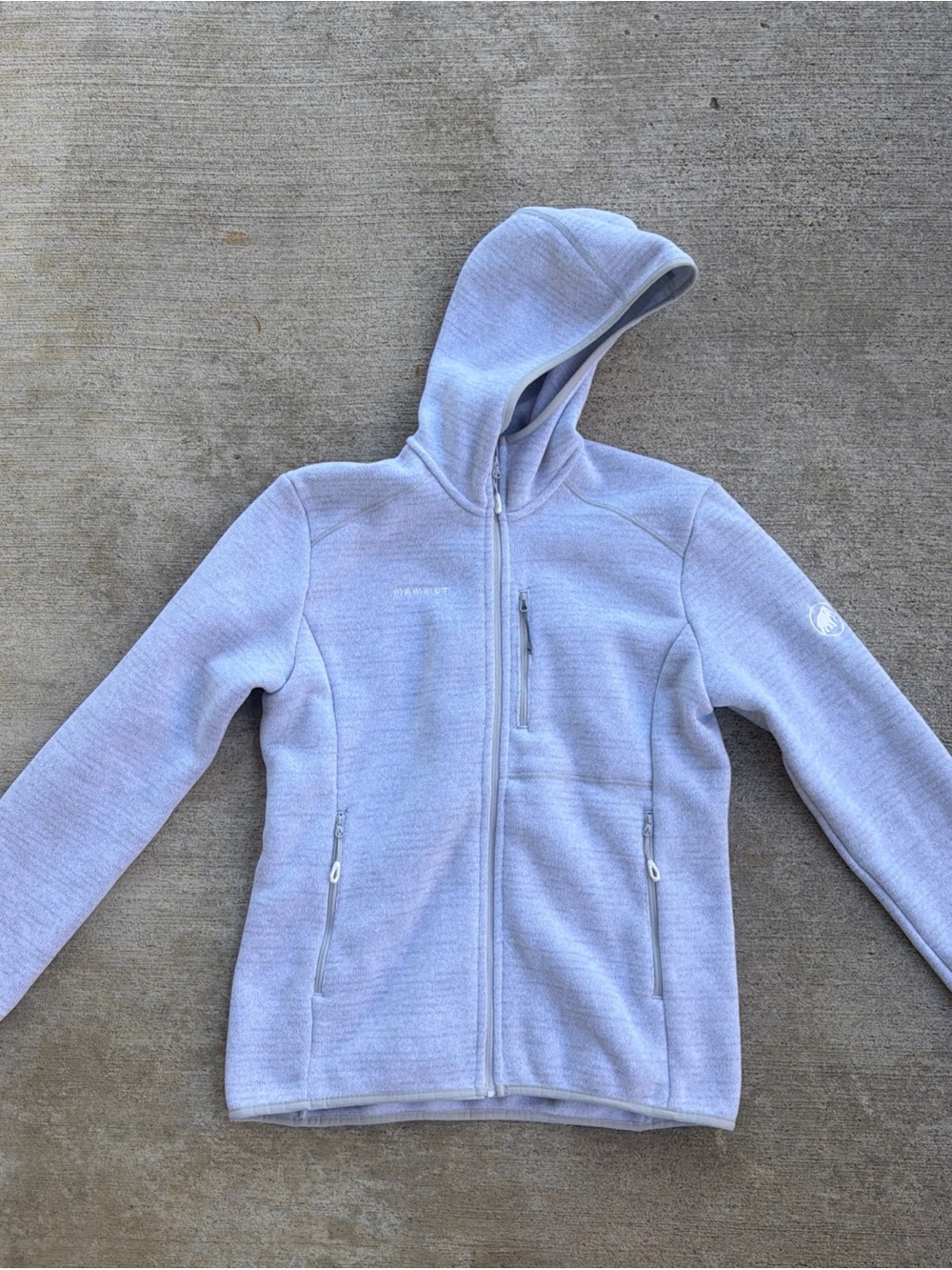 Mammut Jacket Women's Small Kachemak Full Zip Fleece Hoodie Hiking